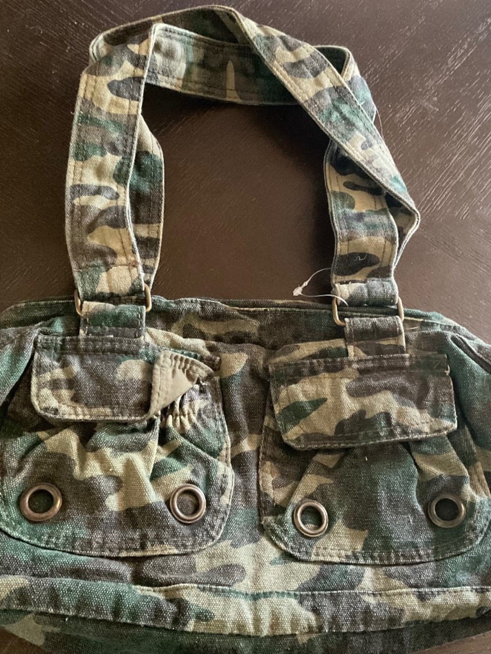 Army camo shoulder bag